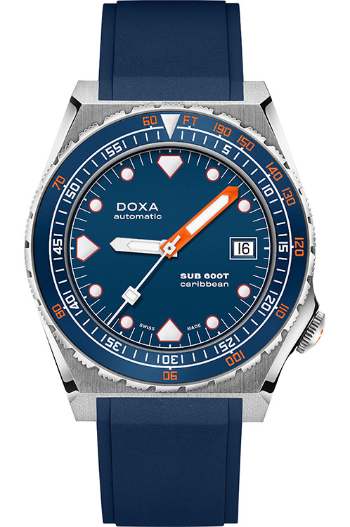 Doxa Caribbean 40 mm Watch in Blue Dial