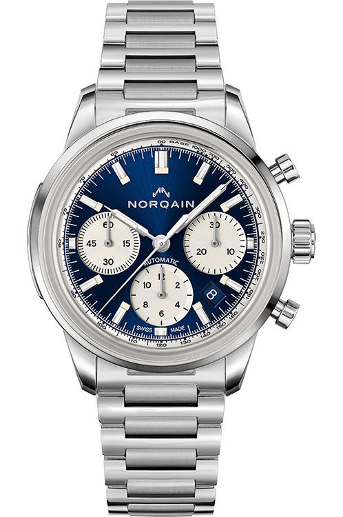 NORQAIN Freedom 60 Chrono 40 mm Watch in Blue Dial