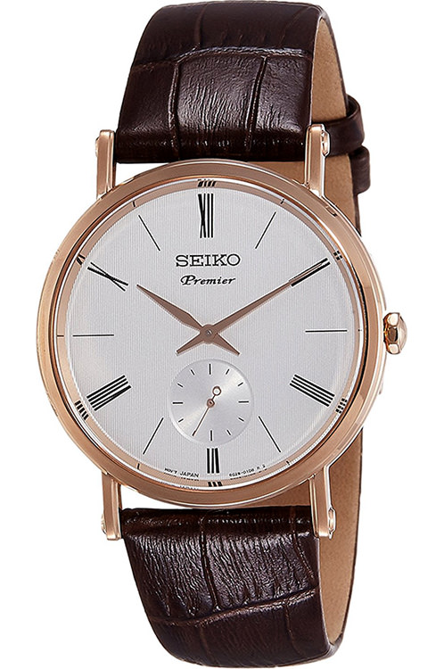 Seiko Quartz 38.2 mm Watch in Silver Dial