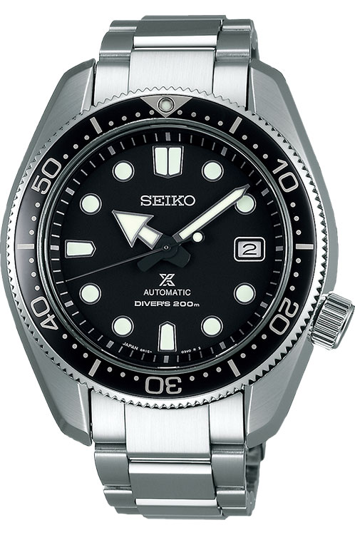 Seiko Prospex 44 mm Watch in Black Dial