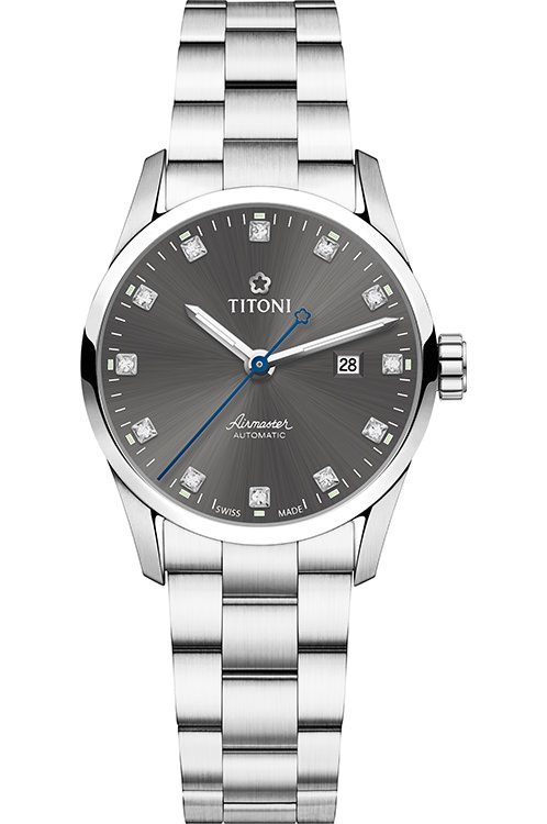 Titoni Airmaster 29 mm Watch in Grey Dial