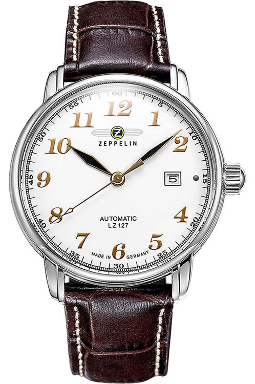 Zeppelin LZ 127 Graf Zeppelin 40 mm Watch in White Dial